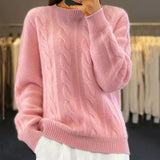 Warm Knitted Ladies Sweater - Bella