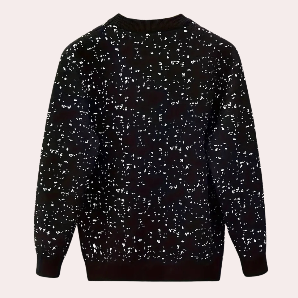 Warm Knitted Sweater for Men - Leon
