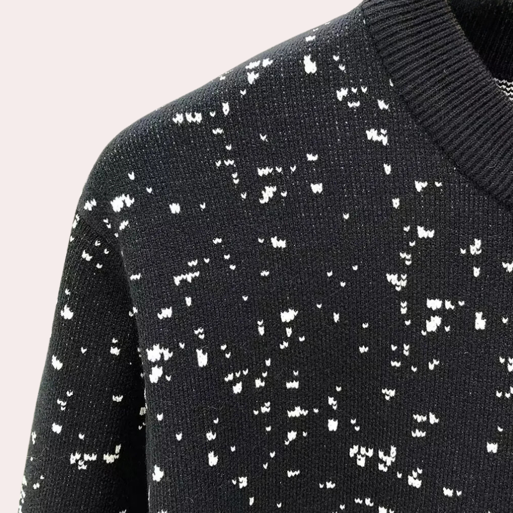 Warm Knitted Sweater for Men - Leon