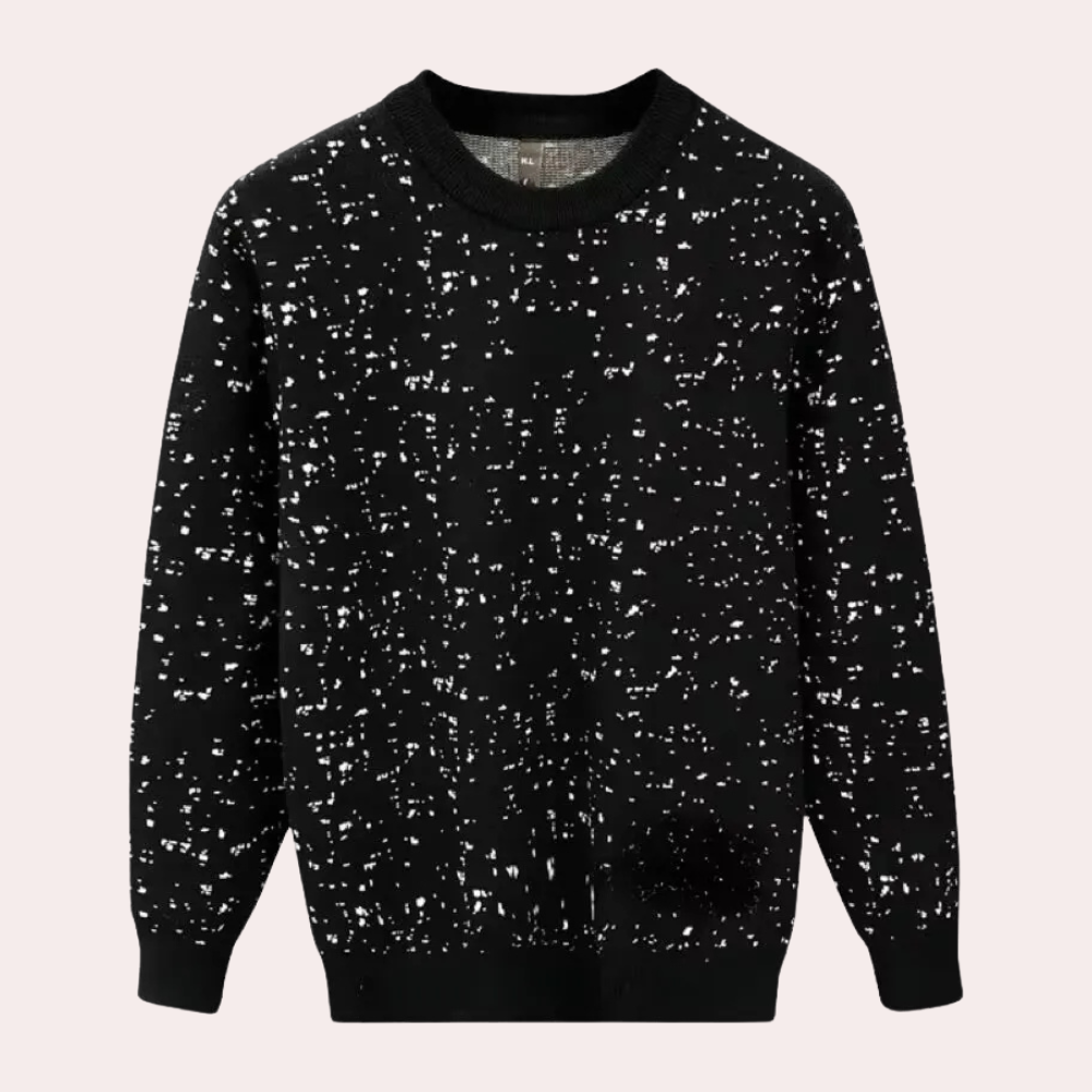 Warm Knitted Sweater for Men - Leon