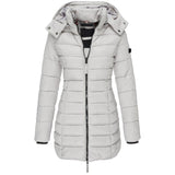 Warm Ladies Down Jacket with Hood - Olivia