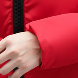 Warm Ladies Puffer Jacket with Hood - Livia