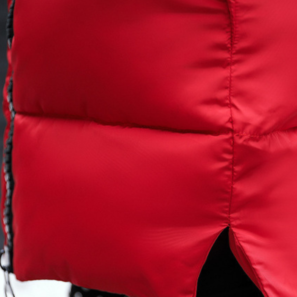 Warm Ladies Puffer Jacket with Hood - Livia