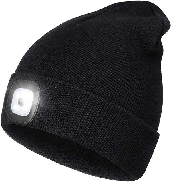 Robin Warm LED Beanie Hat with Built-in Light - Perfect for Outdoor Activities & Cold Weather