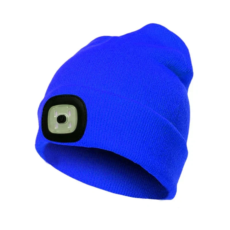 Robin Warm LED Beanie Hat with Built-in Light - Perfect for Outdoor Activities & Cold Weather