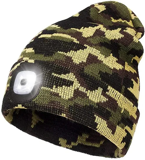 Robin Warm LED Beanie Hat with Built-in Light - Perfect for Outdoor Activities & Cold Weather