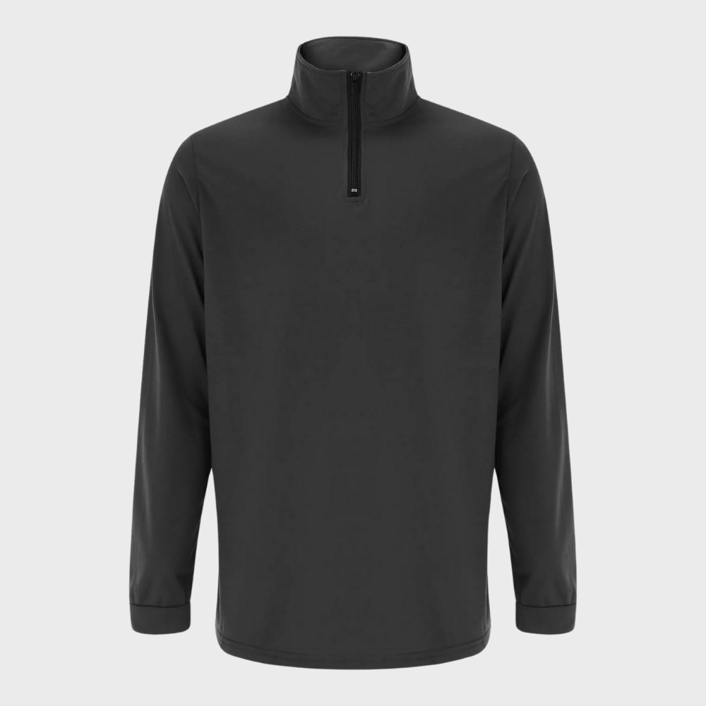 Warm Men's Sweater with Zip - Elias