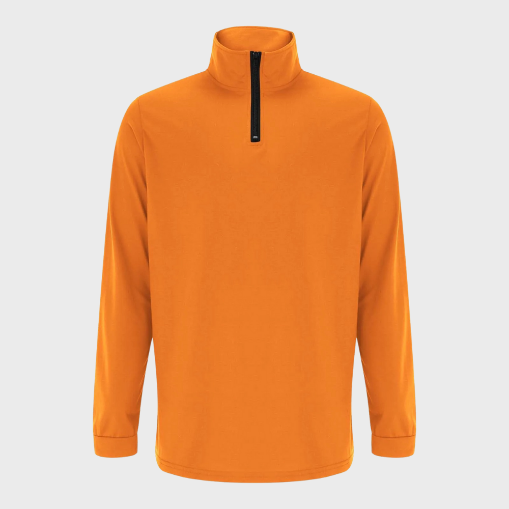 Warm Men's Sweater with Zip - Elias