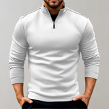 Warm Men's Sweater with Zip - Elias
