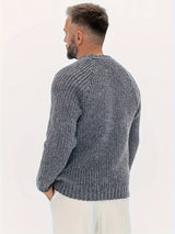 Warm Plain Knitted Sweater for Men - Elliot