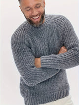 Warm Plain Knitted Sweater for Men - Elliot