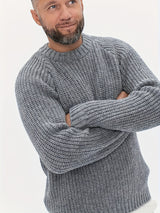 Warm Plain Knitted Sweater for Men - Elliot
