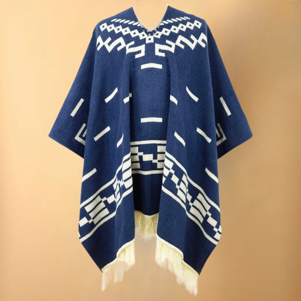 Warm Poncho for Men - Kael