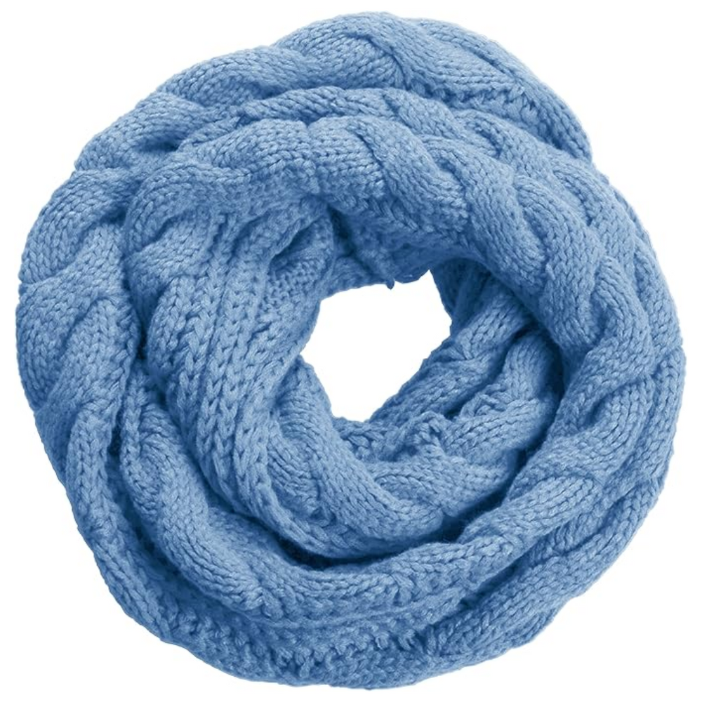 Cozy Davina Warm Ribbed Knitted Winter Scarf for Women - Stylish & Soft Cold Weather Accessory