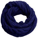 Cozy Davina Warm Ribbed Knitted Winter Scarf for Women - Stylish & Soft Cold Weather Accessory