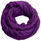 Cozy Davina Warm Ribbed Knitted Winter Scarf for Women - Stylish & Soft Cold Weather Accessory