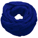 Cozy Davina Warm Ribbed Knitted Winter Scarf for Women - Stylish & Soft Cold Weather Accessory