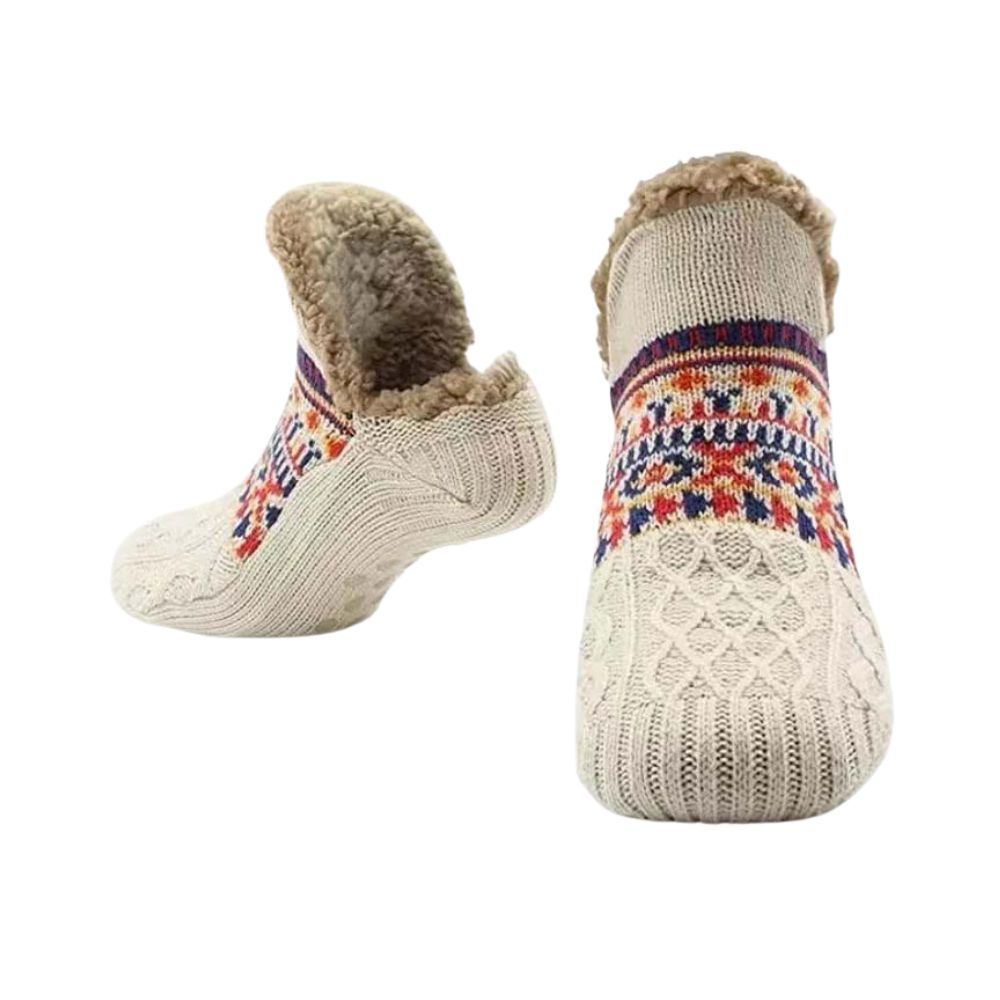 Cozy Non-Slip Grip Socks for Ultimate Warmth and Comfort - Perfect for Cold Weather