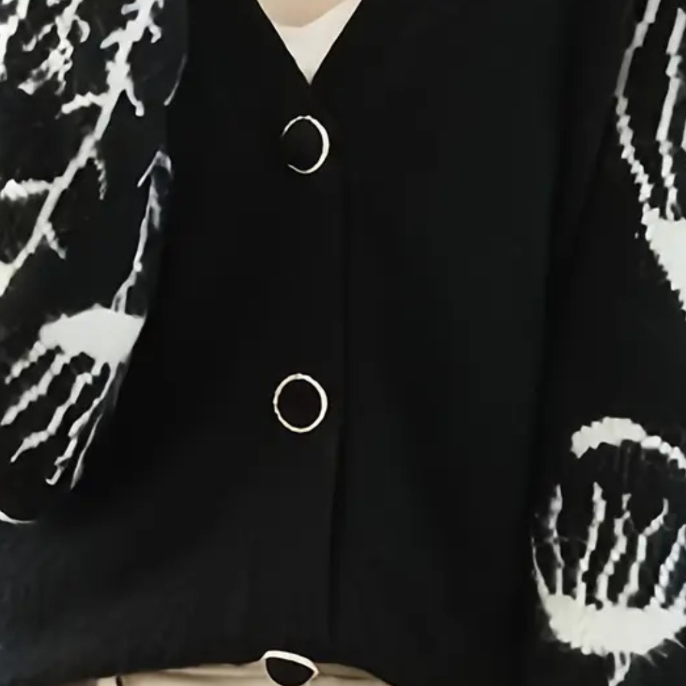 Warm V-neck Cardigan for Women - Elin