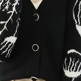 Warm V-neck Cardigan for Women - Elin