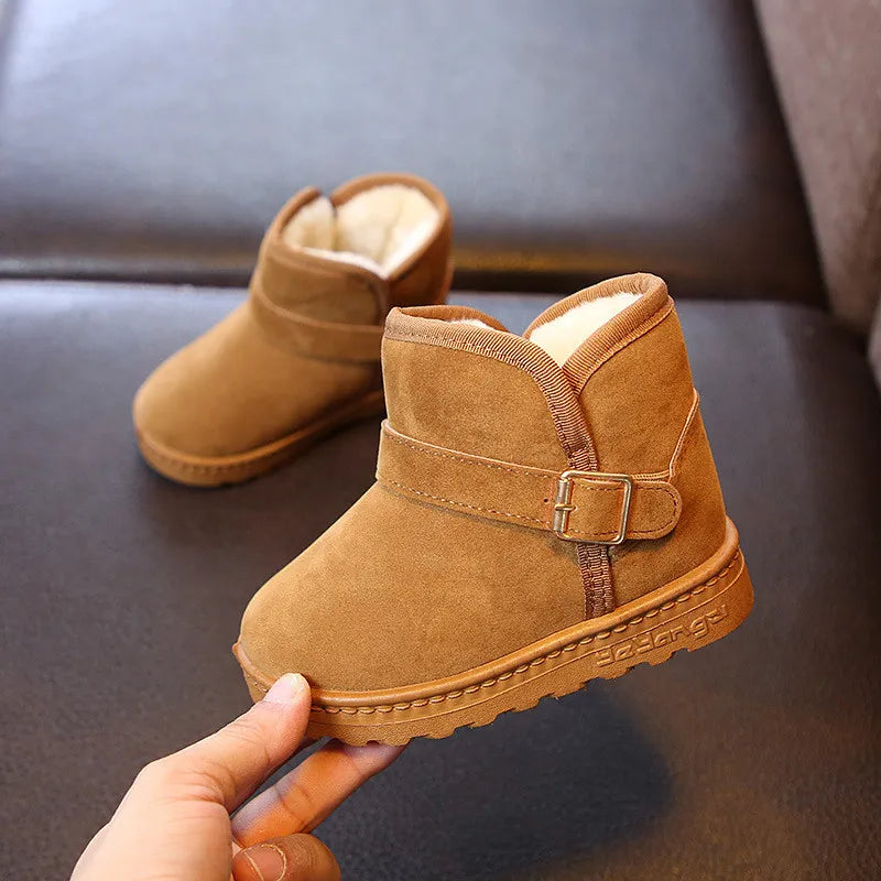 Cozy Insulated Winter Boots for Kids - Boys & Girls Waterproof Snow Boots