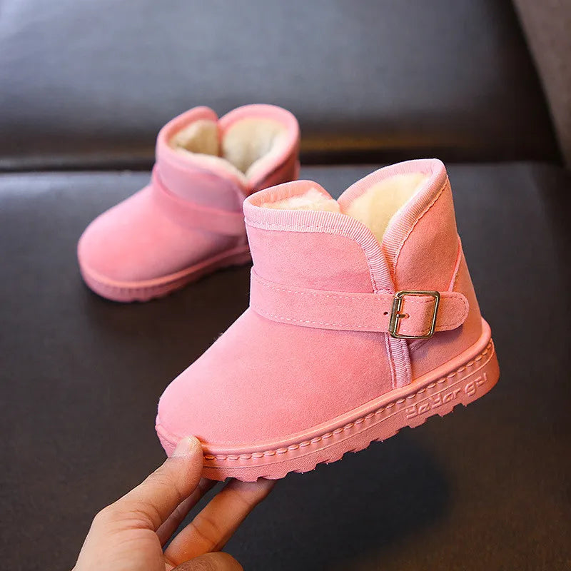 Cozy Insulated Winter Boots for Kids - Boys & Girls Waterproof Snow Boots