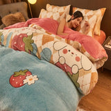 Cozy Warm Winter Flannel Duvet Cover - FluffNest | Soft, Luxurious Bedding for Ultimate Comfort