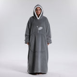 Oversized Hoodie Blanket Adults Soft Wearable Blanket Cold Days