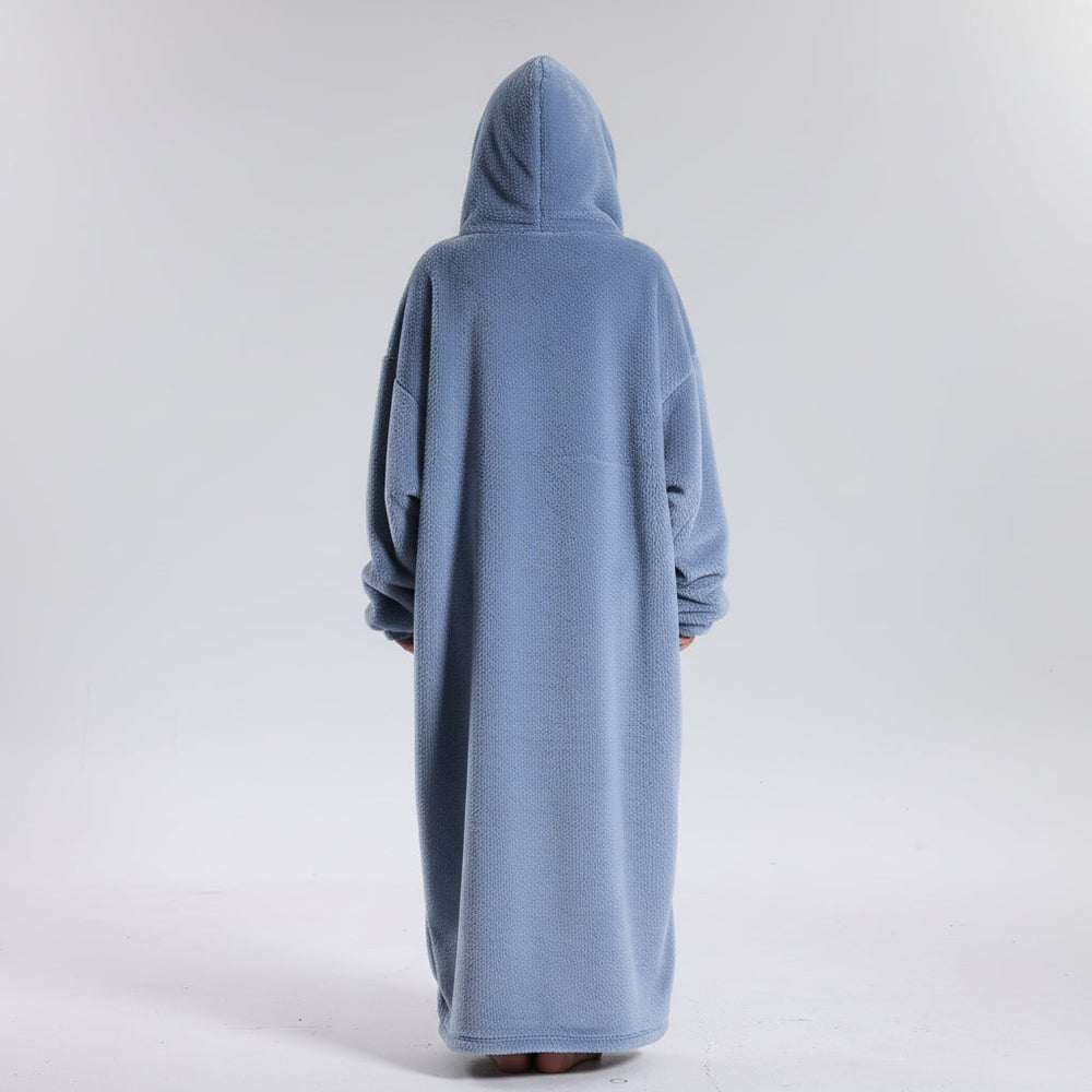 Oversized Hoodie Blanket Adults Soft Wearable Blanket Cold Days