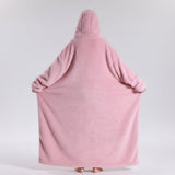 Oversized Hoodie Blanket Adults Soft Wearable Blanket Cold Days