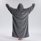 Oversized Hoodie Blanket Adults Soft Wearable Blanket Cold Days