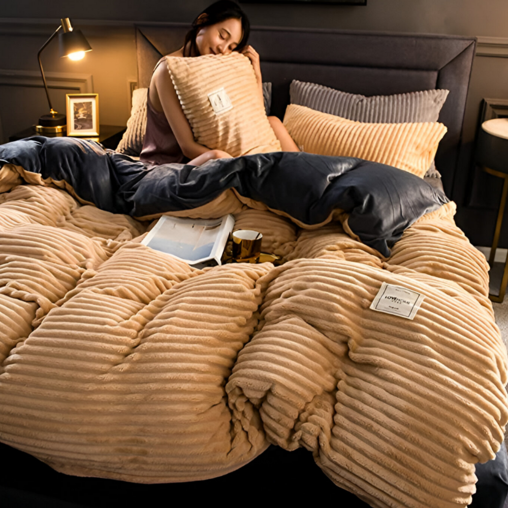 Ultimate Warmth & Comfort Set - Cozy Blanket & Soft Accessories for Home Relaxation
