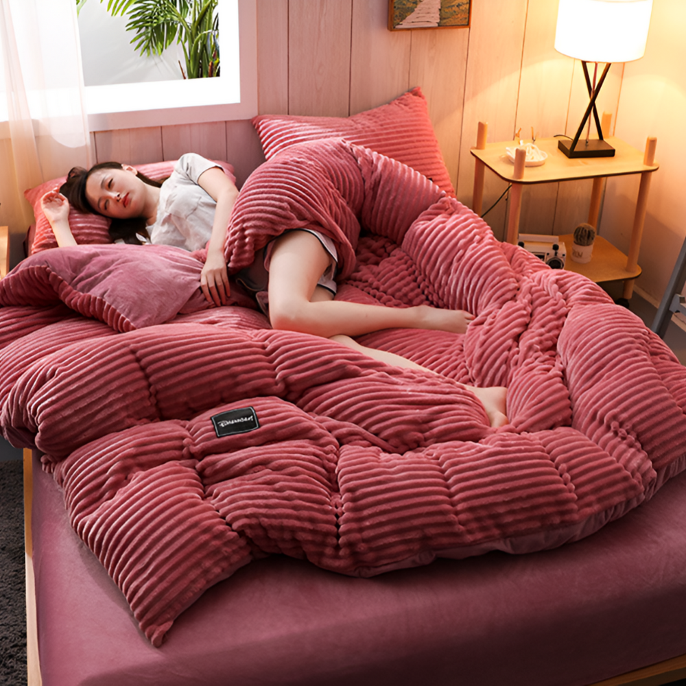 Ultimate Warmth & Comfort Set - Cozy Blanket & Soft Accessories for Home Relaxation