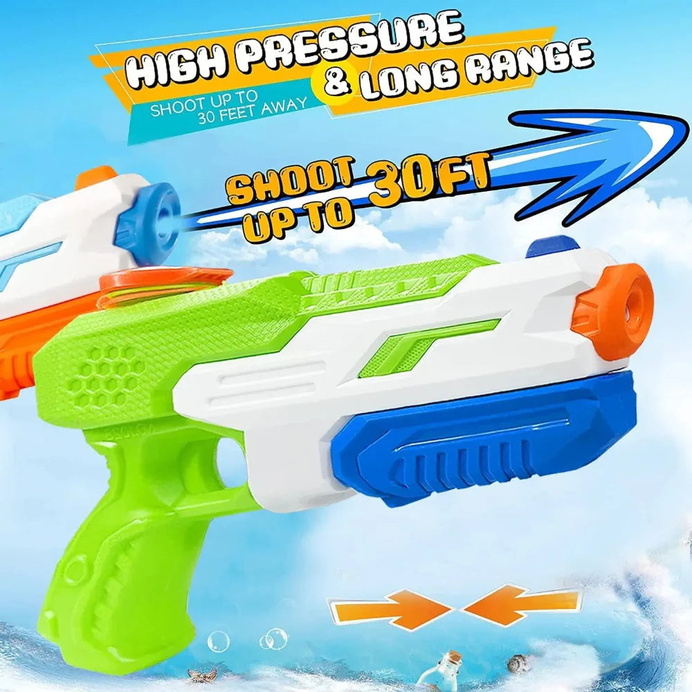 High-Pressure Water Gun – Long-Range Spray, 600ml Capacity & Outdoor Play