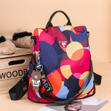 Enhanced Product Title: **SafeHold Women's Water-Resistant Anti-Theft Backpack with Multiple Compartments - Stylish & Secure Travel Bag**