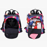 Enhanced Product Title: **SafeHold Women's Water-Resistant Anti-Theft Backpack with Multiple Compartments - Stylish & Secure Travel Bag**