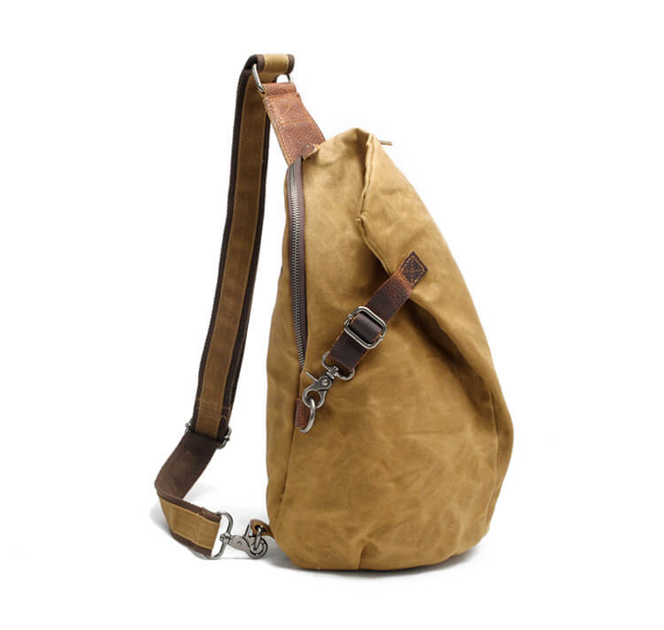 Water-Resistant MultiWear Canvas Crossbody Bag with Anti-Theft Pocket – Stylish & Secure Travel Accessory