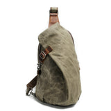 Water-Resistant Canvas Crossbody Bag with Anti-Theft Pocket - MultiWear