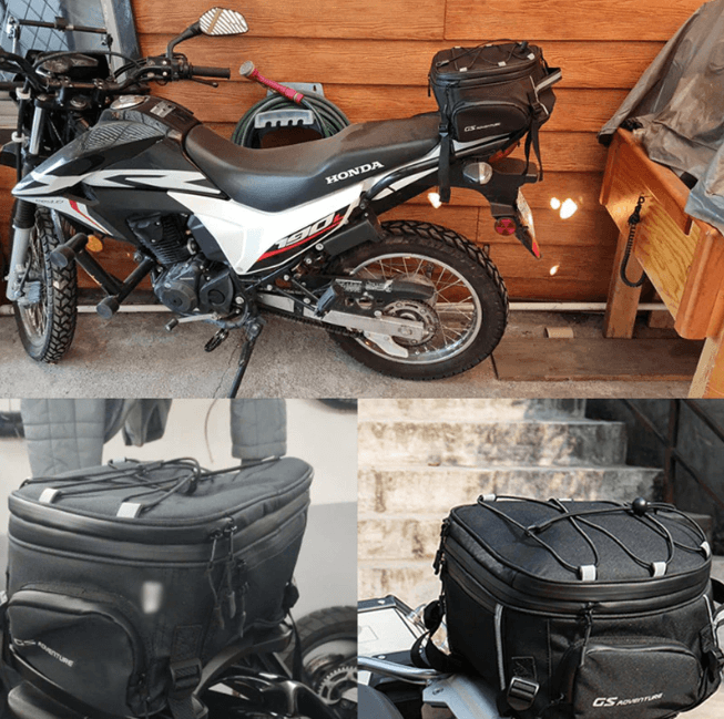 Water-Resistant Motorcycle Gear Bag with Multiple Compartments - Durable, Spacious, and Versatile Storage Solution for Riders