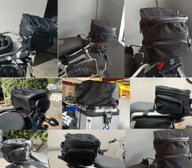 Water-Resistant Motorcycle Gear Bag with Multiple Compartments - Durable, Spacious, and Versatile Storage Solution for Riders