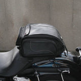 Water-Resistant Expandable Motorcycle Tail Bag - Durable Storage Solution for Riders