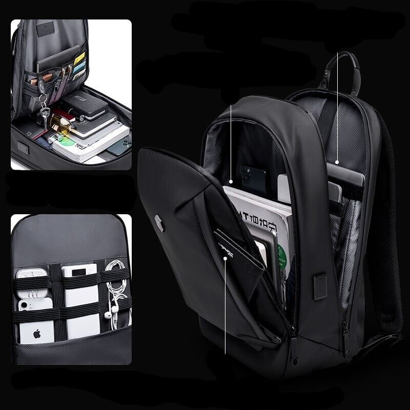 AllCarry Water-Resistant Multifunctional Anti-Theft Backpack – Secure, Versatile Design for Travel & Daily Use