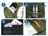 FieldGear Water-Resistant Tactical Backpack - Large Capacity Military-Grade Gear for Outdoor Adventures