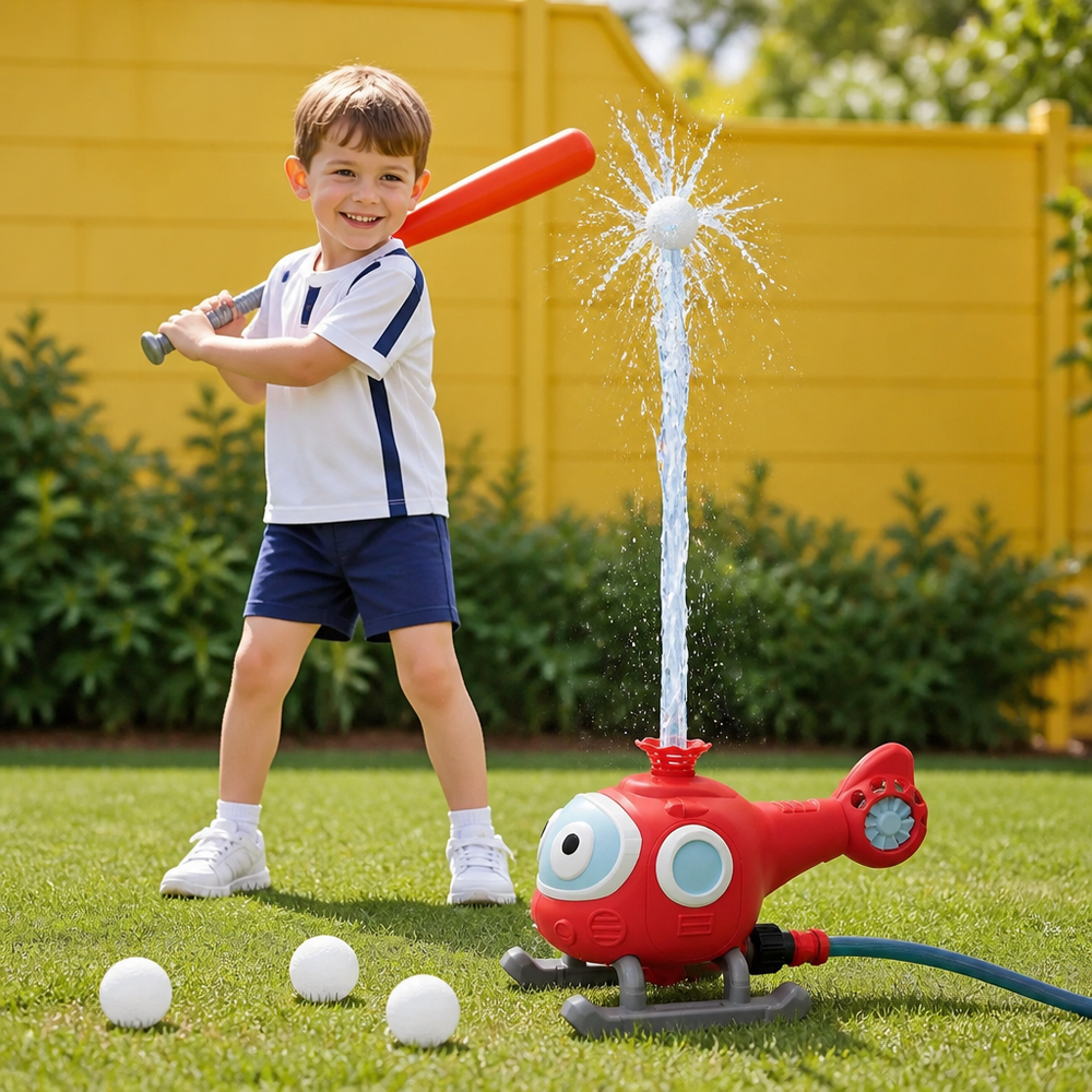 Rotating Water Sprinkler Toy – 360-Degree Spray, Multiple Designs & Outdoor Summer Play