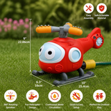 Rotating Water Sprinkler Toy – 360-Degree Spray, Multiple Designs & Outdoor Summer Play