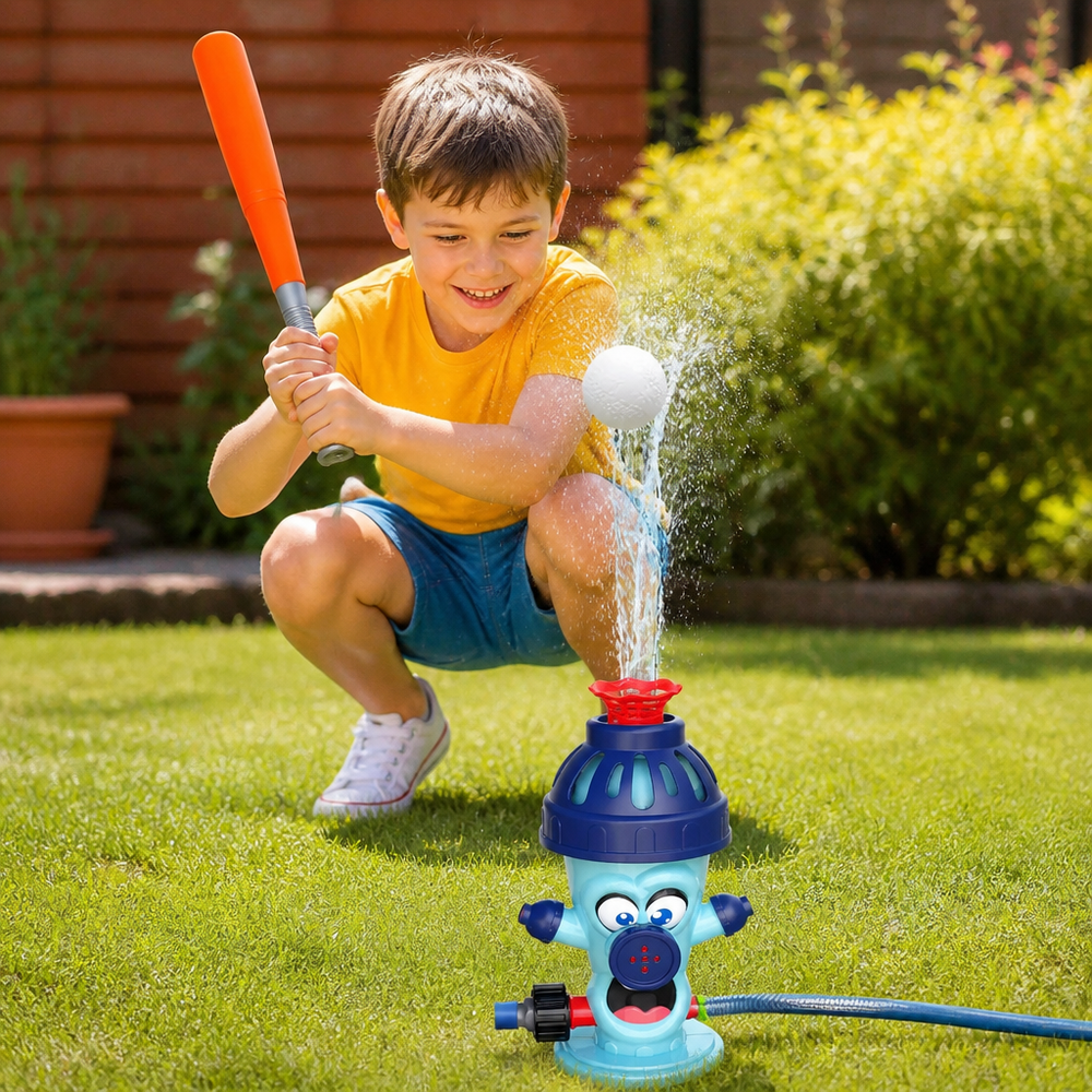 Rotating Water Sprinkler Toy – 360-Degree Spray, Multiple Designs & Outdoor Summer Play