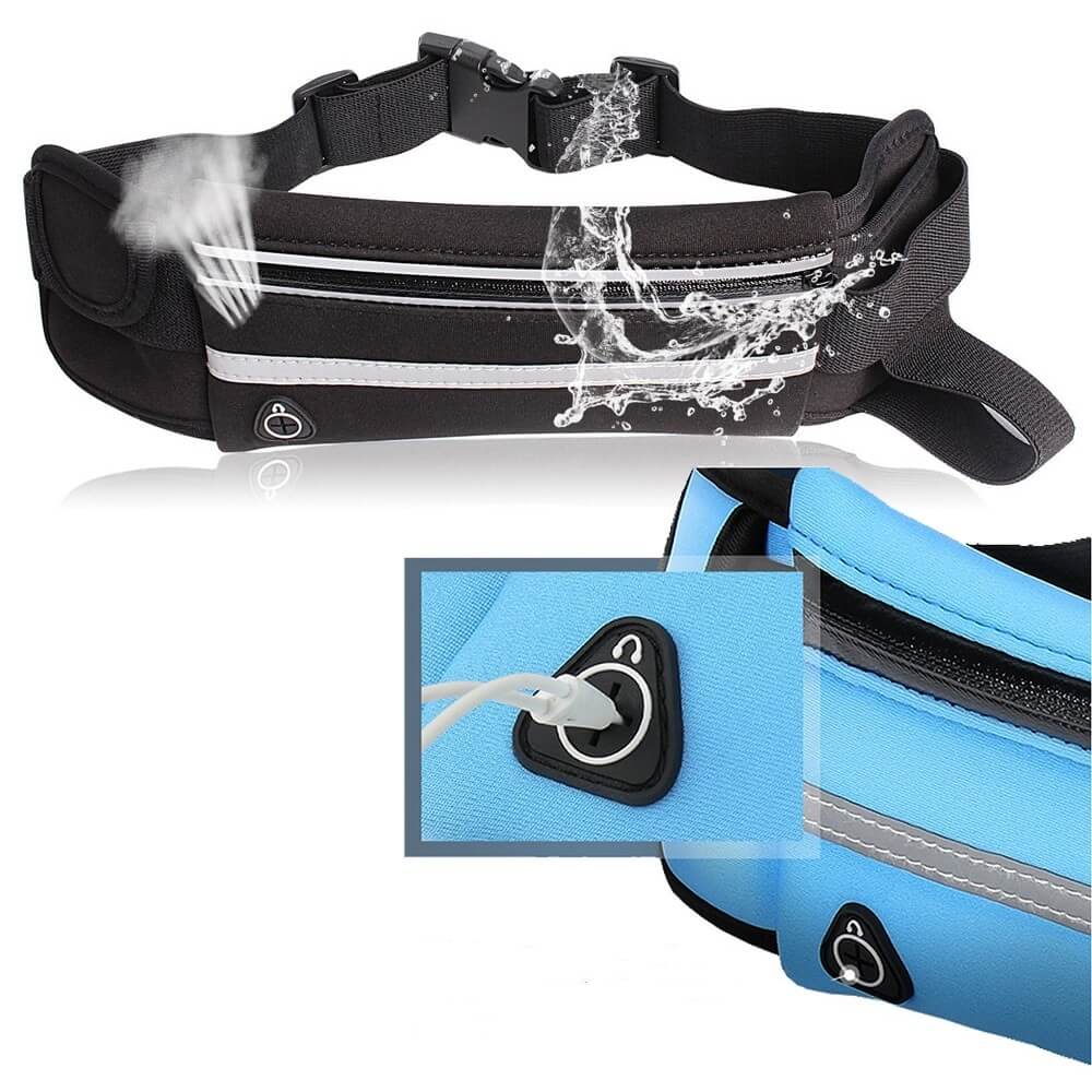 Water-Resistant Running Waist Belt – Buy 1, Get 1 FREE | Ideal for Fitness & Travel Storage