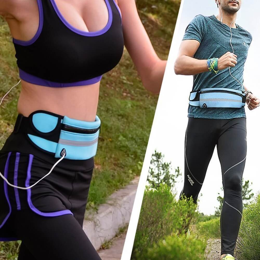 Water-Resistant Running Waist Belt – Buy 1, Get 1 FREE | Ideal for Fitness & Travel Storage