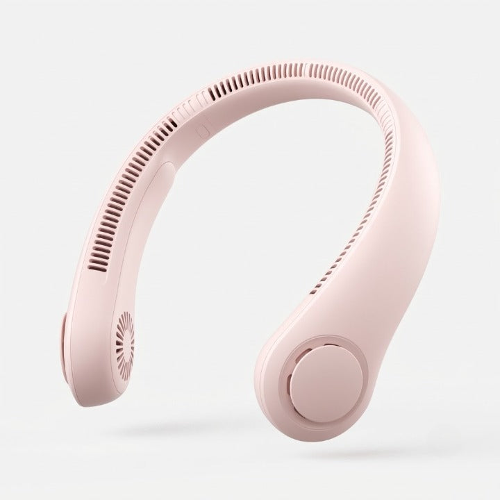 Portable Bladeless Neck Fan – Hands-Free, USB Rechargeable & Under 36dB Quiet