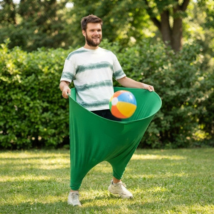 Optimized Product Title: "Riesenhosen-Ballspiel für Draußen – Ultimatives Spaßspiel für Kinder und Erwachsene – Perfekt für Garten, Park und Partys" 

This title includes relevant keywords, emphasizes the target audience, and highlights the versatility of